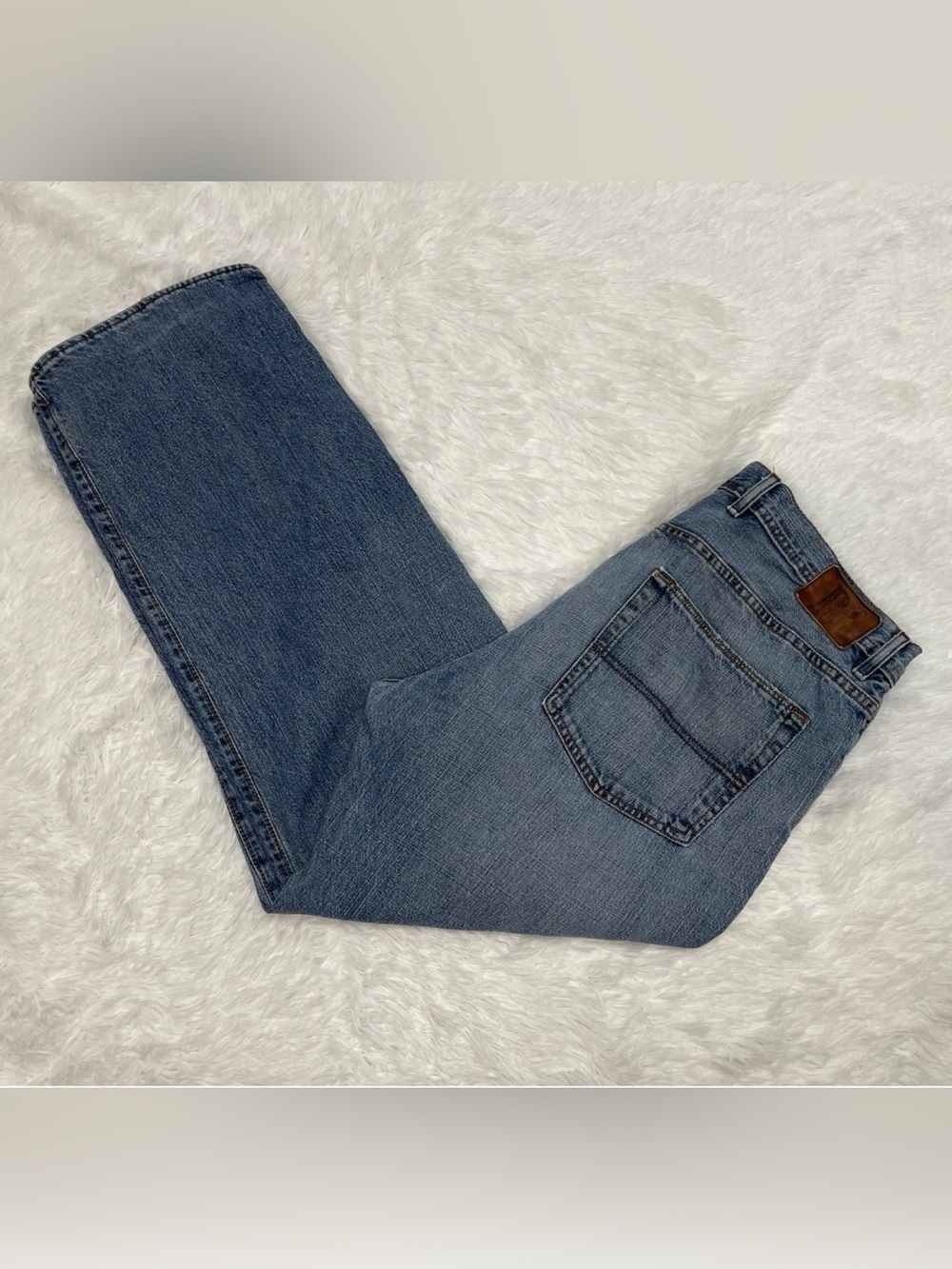 Ralph Lauren Brixton Loose Fit Men’s Size 36x30 Y2K Jeans Baggy Straight Leg